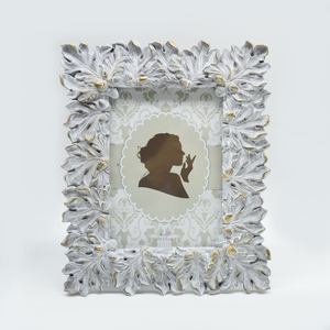 Gold Leaf Design <strong>Shabby</strong> <strong>Chic</strong> Vintage Baroque Style Handmade Eco-Friendly Resin Photo <strong>Frames</strong> <strong>Picture</strong> Ornate Velvet Easel Wall - Product Image 3