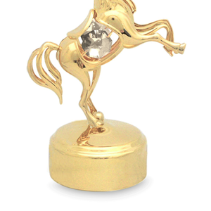 กล่องดนตรีคริสตัลชุบทองประดับคริสตัลสวยงามเป็นของขวัญสำหรับแฟนสาวยูนิคอร์น - Product Image 3