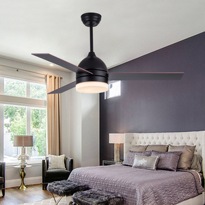 3 Blade <strong>Black</strong> <strong>Ceiling</strong> <strong>Fans</strong> Modern <strong>Ceiling</strong> <strong>Fan</strong> Lamp Wood <strong>Fan</strong> Lights for Hotel Bedroom - Product Image 2