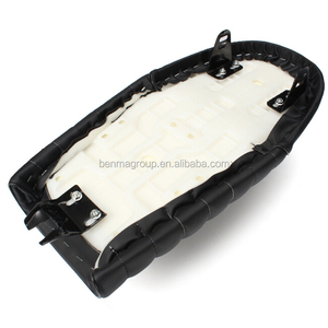 Piezas para asientos de motocicleta, Aro y respaldo de cuero suave cg125 cafe racer, calidad - Product Image 3