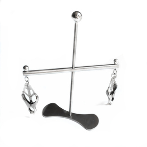 Nuovo capezzolo morsetto Bondage metallo pinze per il capezzolo gioco del sesso Bondage restrizioni schiavo <span class=keywords><strong>Bdsm</strong></span> Fetish Breast Clip Sex <span class=keywords><strong>Toys</strong></span> per coppie - Product Image 3