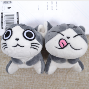 Livraison directe chat <span class=keywords><strong>Super</strong></span> mignon assis peluche jouets en peluche Bouquet cadeau doux peluche chat poupées mignon chat porte-clés peluche jouet - Product Image 3