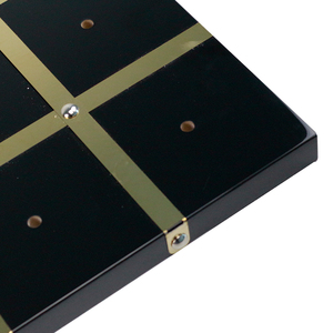 Set da gioco Tris (<span class=keywords><strong>Tic</strong></span> Tac Toe) in stile glamour con finitura oro metallizzato - Product Image 5