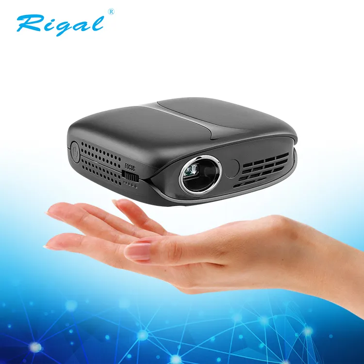 High Quality 1200 Lumens usb Built-in WIfi Speaker LED Data Show Projector