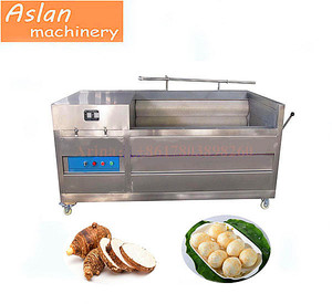 Máquina para Lavar Calabazas y Verduras de Raíz/Peladora de Verduras/Máquina para Lavar y Pelar Rábano Picante con Rodillo de Cepillo - Product Image 1