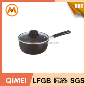 Venta caliente recubrimiento antiadherente cacerola utensilios de cocina situado en rojo - Product Image 1