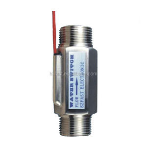 Venta al por mayor 1/2 "1/4" 3/4 "plástico/SUS304/interruptor de flujo de agua líquida de latón y interruptor de Sensor de pistón 1-30L/min caudal 1MPa presión - Product Image 3