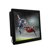 Mini TV de 9, 10, 12 y 14 Pulgadas, Televisor Portátil Recargable con Batería DVB-T, Radio FM, PVR, Entrada USB