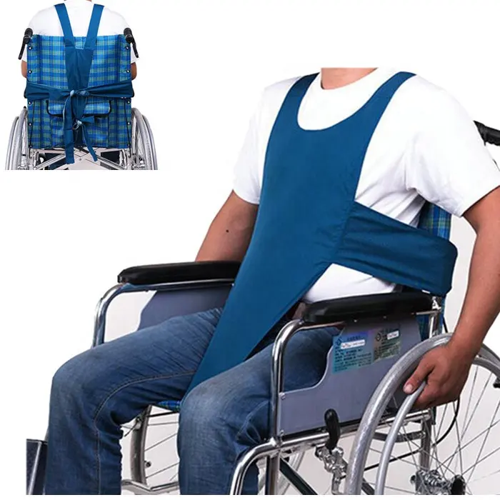 عدم الانزلاق المريض الطبية كرسي متحرك حزام أمان للمقعد تسخير