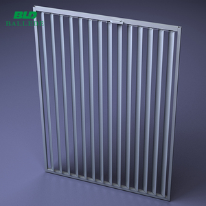 Lớn Nhôm Dọc Louver Bên Ngoài Bức Tường Louver Nhôm Dọc Louver