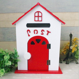 House Shaped Idyllic Custom <strong>Wood</strong> Letter Mail <strong>Post</strong> <strong>Box</strong> Letterbox Mail <strong>Box</strong> - Product Image 3