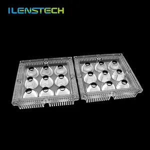 9 in 1 led 렌즈 배열 3 도 좁은 빔 스팟 led 렌즈