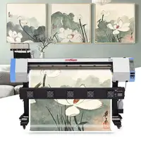 KINGJET 1.6m 1.8m 3.2m पोस्टर स्टीकर मुद्रण मशीन vinyl फ्लेक्स बैनर ecosolvent प्रिंटर xp600 प्रिंट सिर पर्यावरण विलायक प्रिंटर
