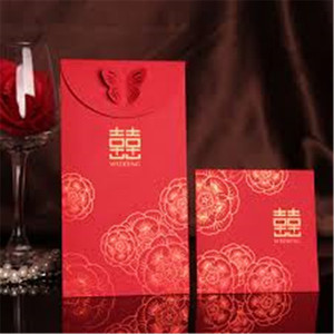 2020 paquete rojo sobre rojo de Año Nuevo Chino hong <span class=keywords><strong>bao</strong></span> con impresión personalizada angpow angbao - Product Image 4