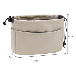 Simple Mode Portable Toile Maquillage Sac De Rangement Polyester Voyage Cosmétique Cas avec Fermeture À Glissière - Product Image 5