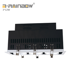Tiendas de marca 3600lm led grille spot down luces <span class=keywords><strong>3</strong></span>*12 W 36 w led red led downlight rectángulo led cob lámpara de la parrilla - Product Image 2