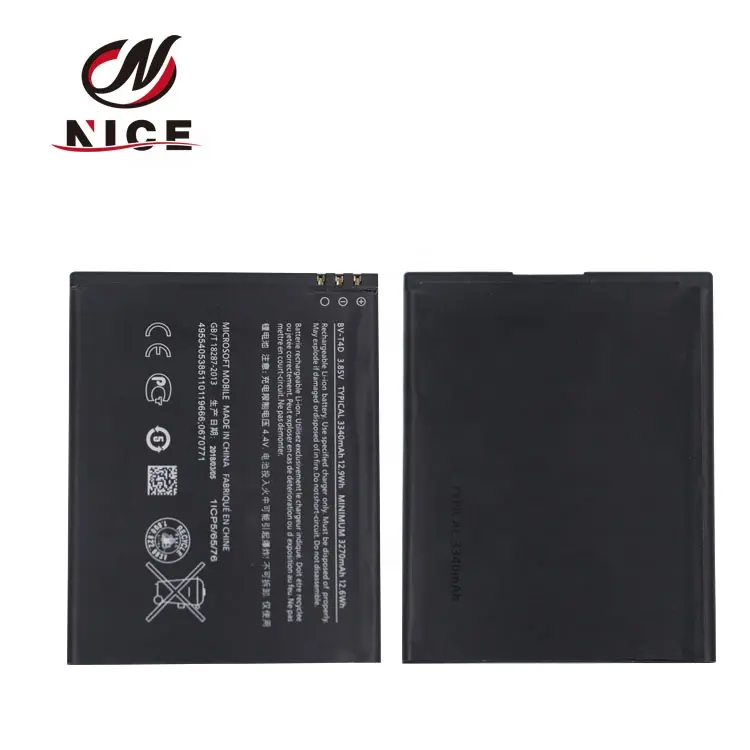 replacement Mobile Phone Battery 3.85V 3340mAh Li-ion Battery for Microsoft Nokia Lumia 950XL BV-T4D
