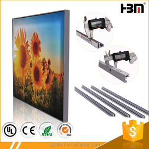 El precio de fábrica delgado textil SEG sin marco de aluminio perfil de marco - Product Image 1