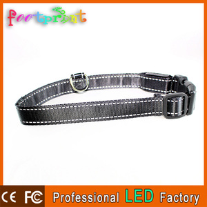 Collar LED fluorescente de nailon para perros, Correa luminosa de seguridad nocturna que brilla en la oscuridad, suministros para mascotas - Product Image 6
