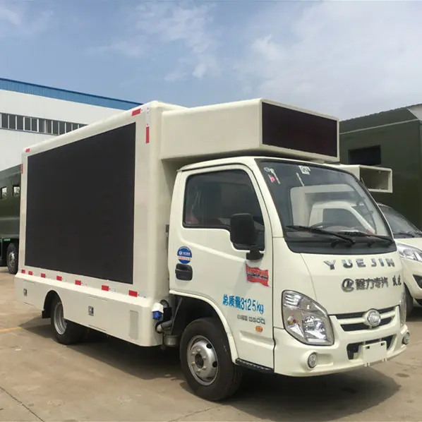 סין/יפן מותג באיכות גבוהה דיגיטלי פרסום led תצוגת משאית עבור מכירות