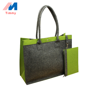 Vente en gros de sacs à provisions en tissu feutre recyclable écologique imprimés personnalisés Rangement de voyage Emballage de vêtements Caractéristiques de compression - Product Image 3