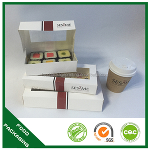 Producido para <span class=keywords><strong>restaurante</strong></span> calidad alimentaria, fabricación en Dongguan sushi, CAJA PLEGABLE caja de sushi - Product Image 2
