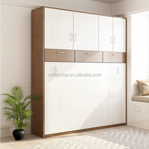 Letti pieghevoli salvaspazio innovativi di alta qualità mobili letto a parete pieghevole moderno in legno - Product Image 2