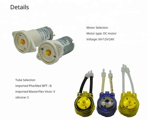 Kamoer <span class=keywords><strong>KFS</strong></span> 24V Micro pompa peristaltica 12V DC acqua spazzolata dispositivo per il trattamento dell'acqua potabile Robot - Product Image 4