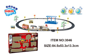 Tàu Hỏa Lớn Với Ánh Sáng Âm Thanh Tàu Hỏa Và Khói Bốc - Product Image 2