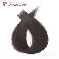 Extensions de cheveux brésiliens gris à bande, 36 pouces, chaud, humide et ondulé, bon marché