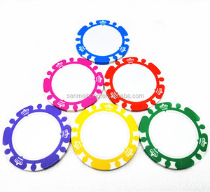 Custom Logo Casino Poker Chips <strong>Set</strong> - 11.5g Professional Clay Poker Chips, Round Gambling Tokens with Case - Product Image 2