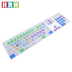 DaVinci Resolve Logic Pro X Steinberg Cubase Studio Un clavier de protection siliocone pour imac raccourcis clavier peau - Product Image 4