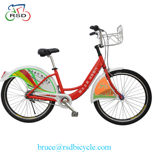 24 ''sola velocidad Rosa mujeres bicicleta holandesa, señora ciudad con 26 pulgadas <span class=keywords><strong>halfbike</strong></span>, confort bike - Product Image 4
