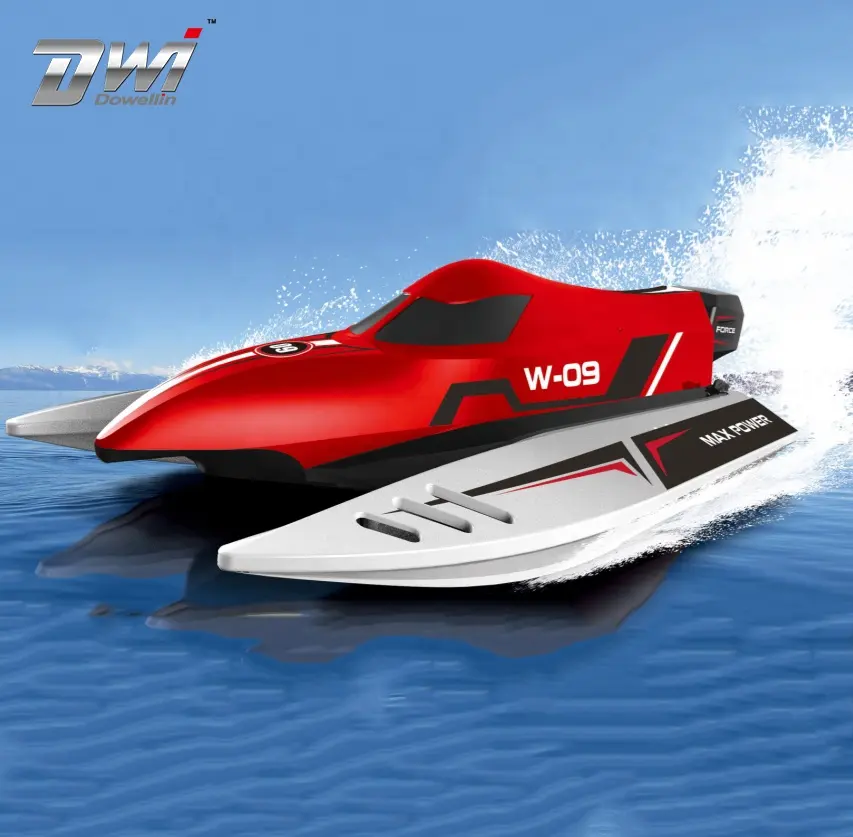 DWI Dowellin автоматический сброс f1 игрушка бесщеточная высокоскоростная радиоуправляемая лодка 45 км/ч