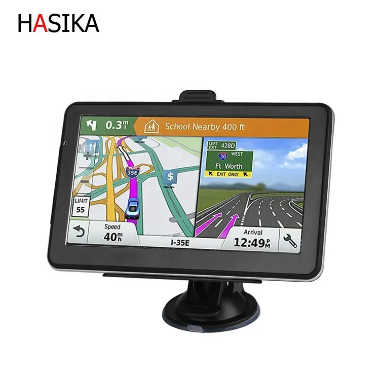 Auto di Navigazione GPS 8GB di Conversione Vocale GPS Per Auto di Navigazione per Auto Lifetime Map Aggiornamento Gratuito navigatore gps 7 pollici