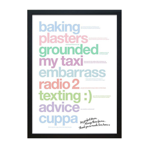 Papier Photo personnalisé en bois A4 <span class=keywords><strong>My</strong></span> maman, cadre de Photo en bois, impression d'art avec maman et papa, décoration murale, affiche, panneau MDF - Product Image 1