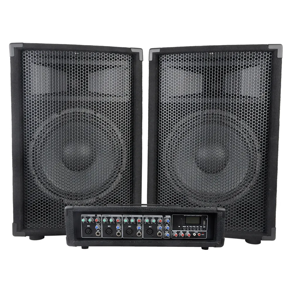 ความถูกต้องPro Audio PPS410L-BT Professional Pa DJเสียงระบบเครื่องขยายเสียงสำหรับขาย