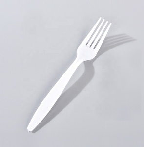 China Supplier Wholesale Dinner Disposable Plastic Long Handle Fork