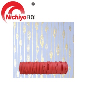<strong>Uk</strong> DIY Pattern Decor Embossed Paint Roller Sleeve <strong>Wall</strong> Texture <strong>Stencil</strong> Roller Brush - Product Image 3