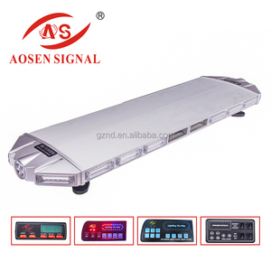 360 W DC 12 V/24 v ambre d'urgence COB led lumière bar Led strobe light bar avec sirène et haut-parleur - Product Image 5
