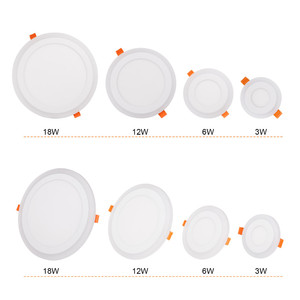 <strong>Recessed</strong> Double Ring 2 in 1 LED Panel <strong>Lights</strong> Double Color Led Panel <strong>Lights</strong> - Product Image 5
