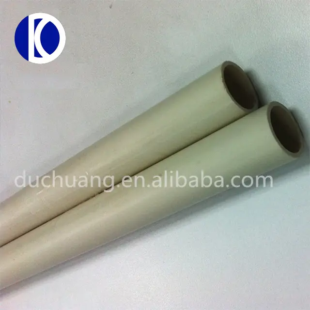 Tubo de PVC blanco de 16mm, tubo de conducto de PVC a granel, manguera de colores de PVC