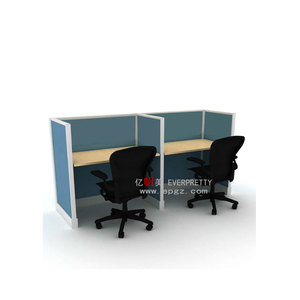 Escritorio de oficina moderno de diseño único Escritorio de oficina moderno con gabinete Estación de trabajo de estudio Muebles para oficina