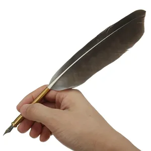 古董浸笔热卖羽毛羽毛笔笔