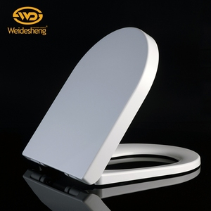Im Lặng Chậm Xuống U Shape Urea Nhựa Nhà Vệ Sinh Chỗ Ngồi Nắp Đậy - Product Image 1