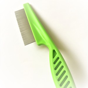 Vente en gros d'épingles en acier inoxydable avec manche en plastique Peigne à poux et poux pour chien et animaux - Product Image 6