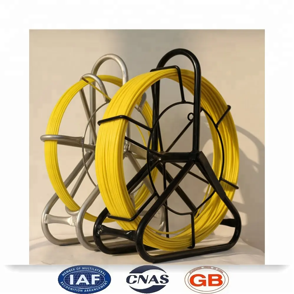 Color amarillo 4,5mm X 30m de fibra de vidrio de pescado cinta