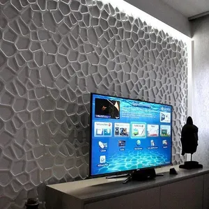 Plastic decoratieve 3d wandpaneel schimmel 3d muur boards/panelen