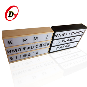Maison de mariage de parti message affichage cinématographique boîte <span class=keywords><strong>à</strong></span> lumière custom light up cinéma boîte avec diy lettres - Product Image 5
