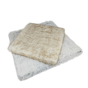 YangyangPet-cama de lujo para mascotas, cálida, Rectangular, de piel sintética, de espuma viscoelástica, de felpa, colchón, alfombra - Product Image 1